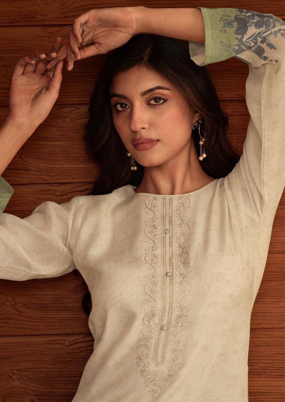 SAFIRA By SANNA Fashion 11149 TO 11154 series Beautiful Festive Suits Stylish PURE HAMP LINEN PRINTED Dresses At Wholesale Price